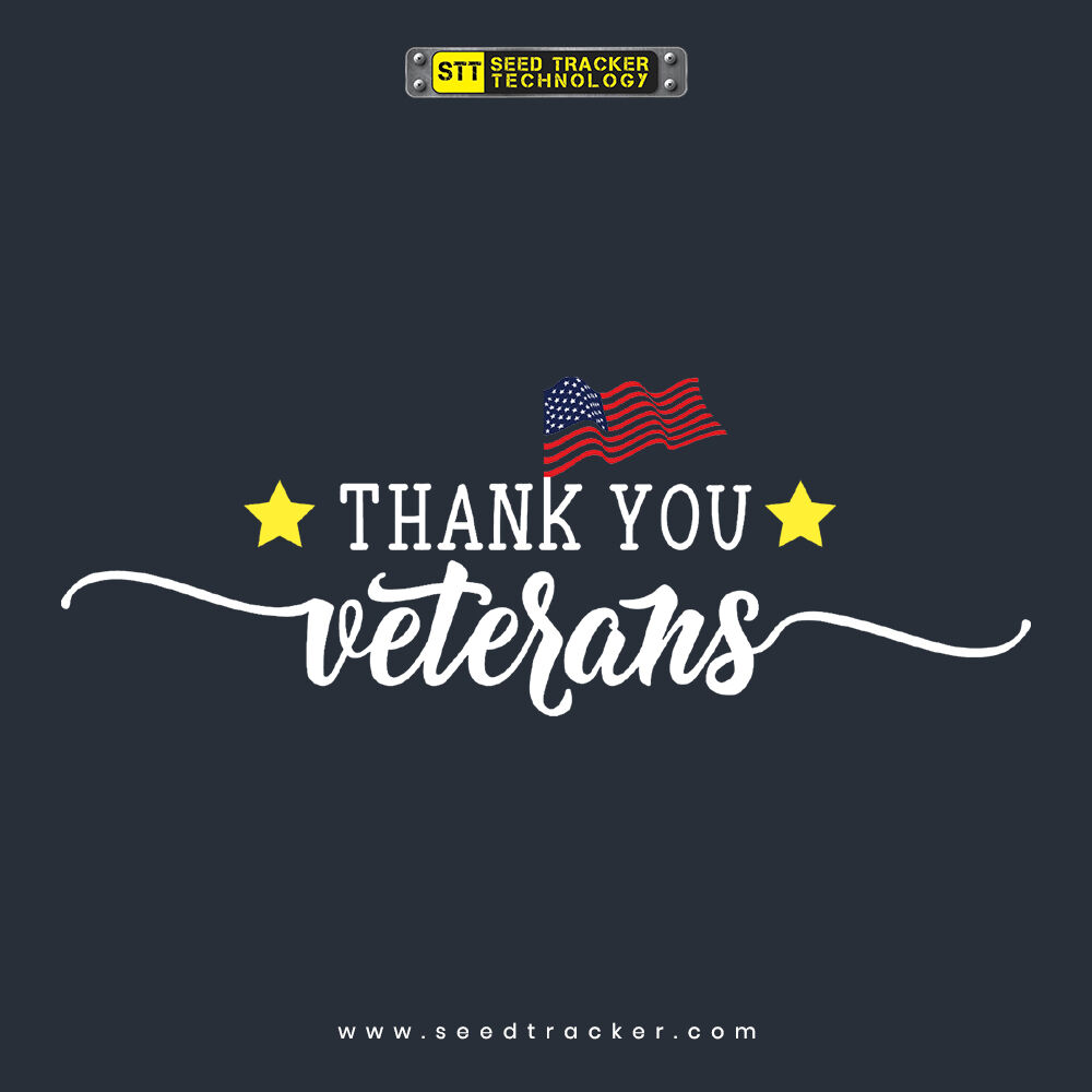SeedTrackerTech's tweet photo. On this day, we deeply want to express our gratitude and appreciation for all of the veterans out there, as well as their service. ⭐ Thank you for doing what you do. ❤️ https://t.co/rtDaw098Lm