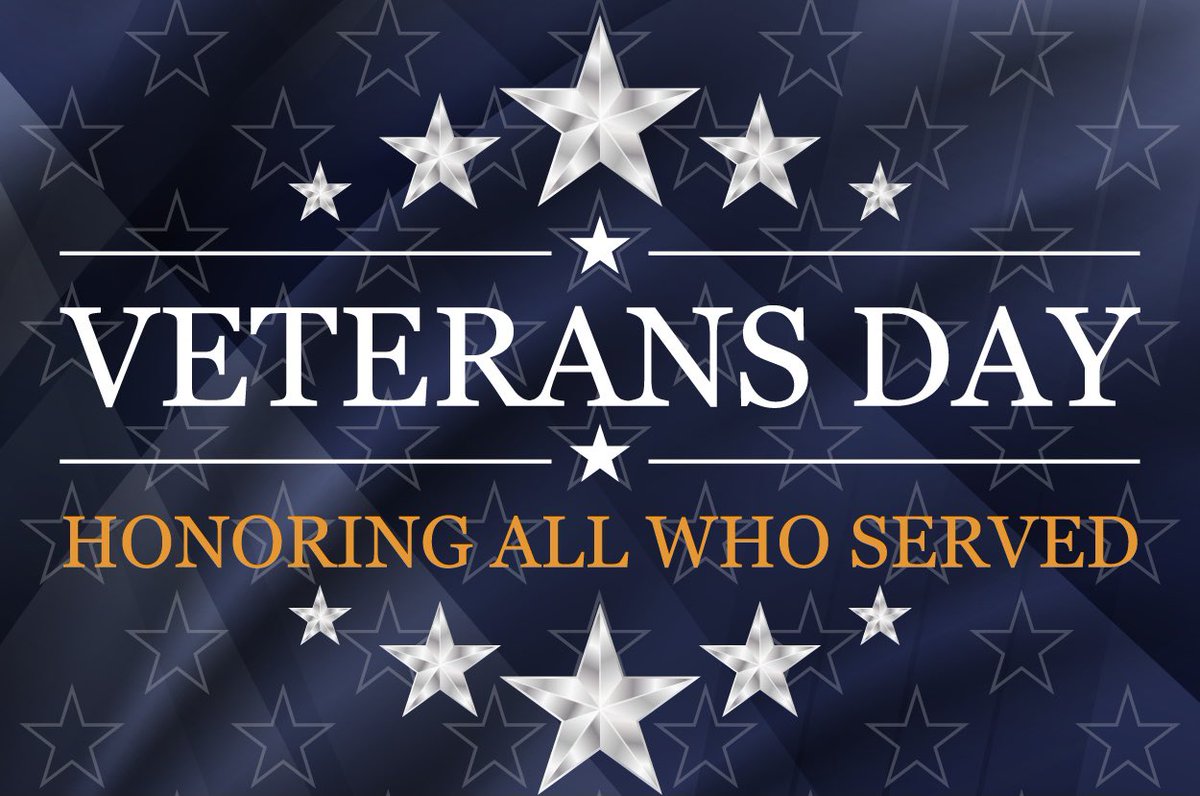 To every veteran past and present, thank you for your service today and every day. #HappyVeteransDay