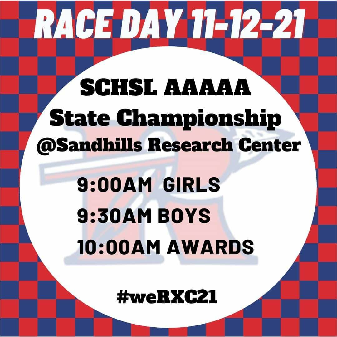DGL4Clemson's tweet photo. Good luck to our 🔥Red Hot🔥 State Teams as they head to the 5A State Championship tomorrow! We're so proud of both teams and can't wait to see them finish the season strong! Let's go Warriors! #weRXC21 https://t.co/Ofu06tALdk