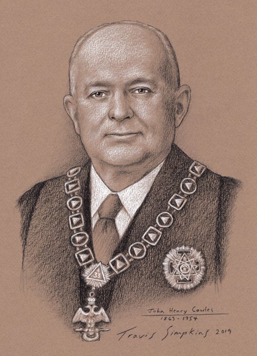 TravisSimpkins7's tweet photo. John Henry Cowles, 33°
Portrait by Travis Simpkins https://t.co/UjuDuBuUwV
#JohnHenryCowles #SovereignGrandCommander #ScottishRite #SupremeCouncil #33rdDegree #Freemasons #Freemasonry #Masonic #GrandLodgeOfKentucky #GrandMaster #TravisSimpkins #art #portrait #HouseOfTheTemple https://t.co/zpG7iAsITS