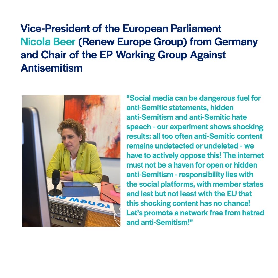 FightHateOnline's tweet photo. #OnlineAntisemitism #EUstrikesback
MEPs from main political groups took action, reporting antisemitic content. Shocked after receiving results. Only 11%  removed =>
@Frederiqueries @annaasimakopoul @MiriamMLex @jrbauza @ilanacicurelrem @nicolabeerfdp @iibsa_org @FightHateOnline https://t.co/yvbuO3ALhF