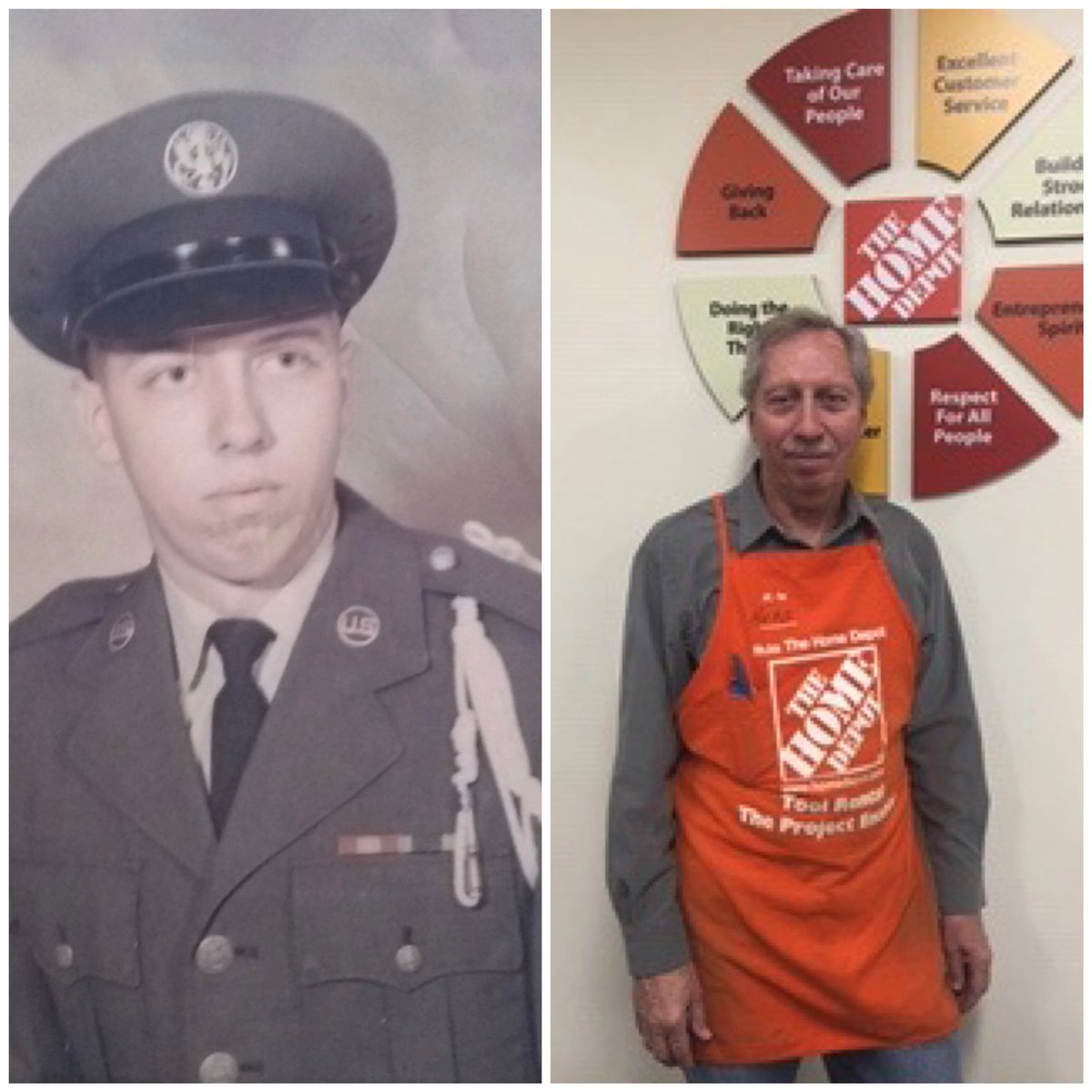 Ramona Sypniewski ⚓️ (@ramonaasds) on Twitter photo THANK YOU for your service Herb 🇺🇸 UNITED STATES Air Force 🦅 #homedepotvets #VeteransDay THANK YOU for your service Herb 🇺🇸 UNITED STATES Air Force 🦅 #homedepotvets #VeteransDay