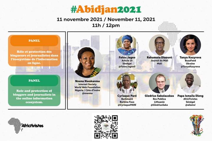 boursier27's tweet photo. La protection par le Droit, la protection physique, la protection psychologique....une base pour garantir la sécurité des journalistes/blogueurs.

#Africtivistes #Abidjan2021 https://t.co/q1sp8wtV7S