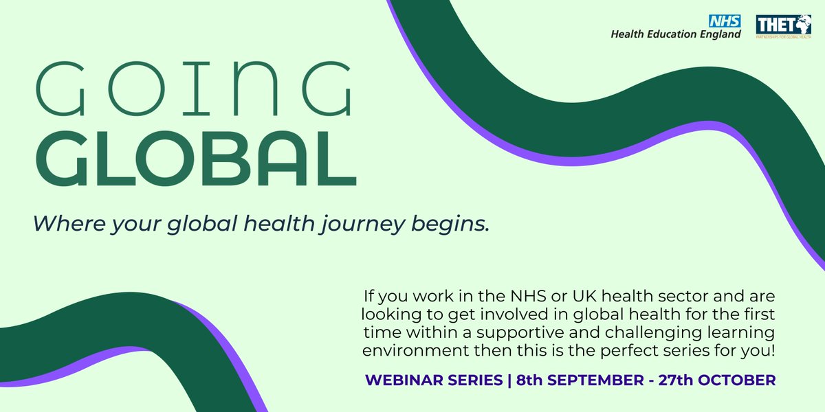 Thank you to those who have attended the first seven #GoingGlobal workshops delivered in partnership w/ @NHS_HealthEdEng! From exploring the opportunities available, to understanding how to capture your learning, there's plenty to catch up on here: buff.ly/3eUXiGJ