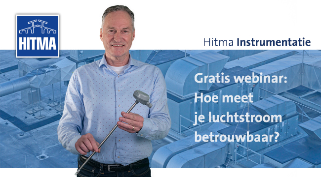 Wil jij weten hoe je luchtstromen betrouwbaar meet? Meld je dan aan voor ons gratis webinar ‘Correct flow meten’ op 9 december (10.00 – 11.00 uur). Hitma-specialisten <a href="/TeunMulder/">Teun Mulder</a> en Marcel van Kesteren leggen je uit hoe je tot de beste resultaten komt.
ow.ly/fGLq50GLgB8