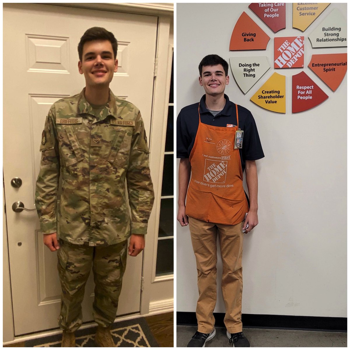 Ramona Sypniewski ⚓️ (@ramonaasds) on Twitter photo Thank you for your Service Grant 🇺🇸 We couldn’t be more proud! Grant is currently in boot camp serving in the Air Force 🦅 #homedepotvets #VeteransDay Thank you for your Service Grant 🇺🇸 We couldn’t be more proud! Grant is currently in boot camp serving in the Air Force 🦅 #homedepotvets #VeteransDay