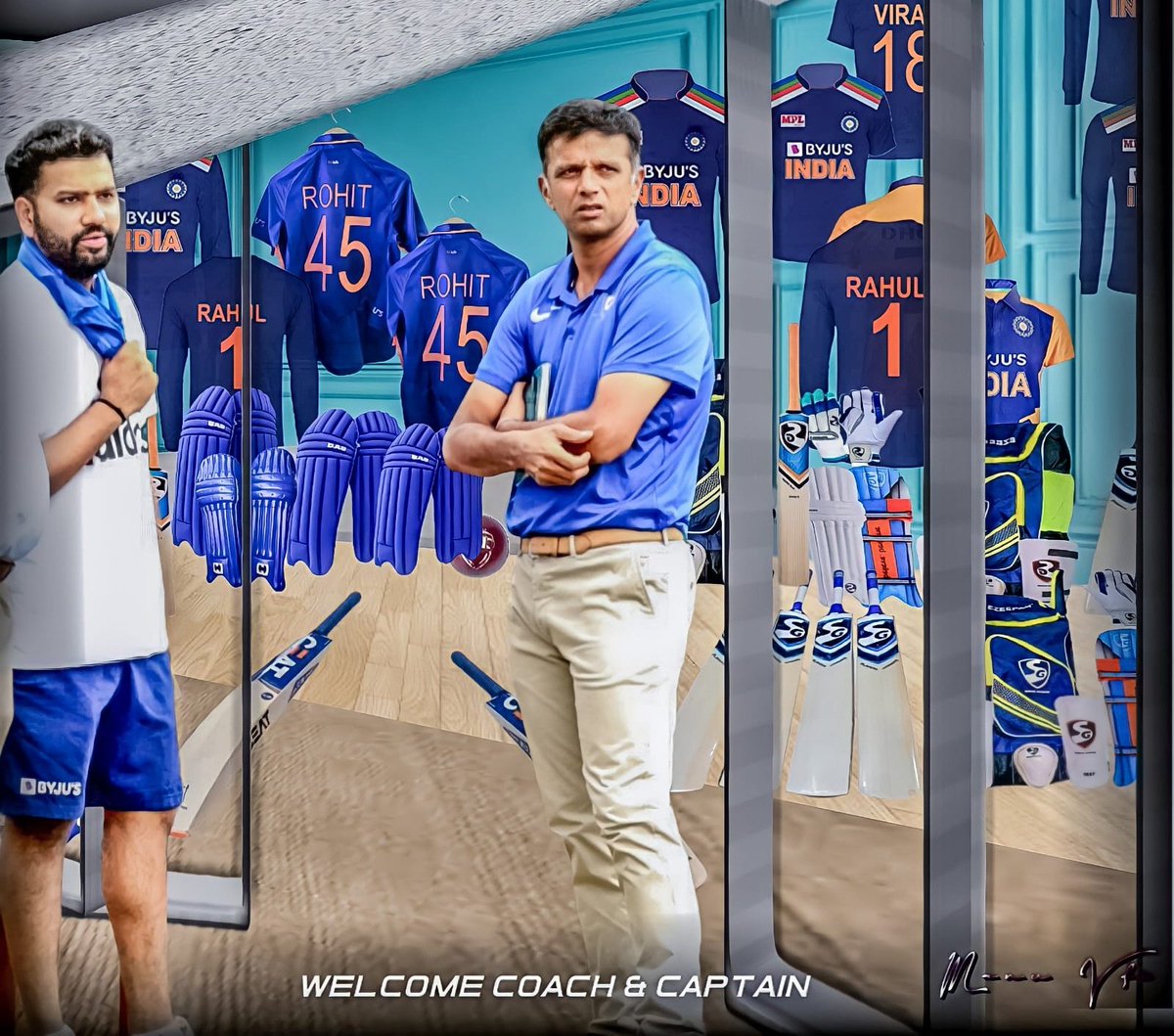 rohittv_45's tweet photo. Welcome Coach &amp; Captain @ImRo45🔥 https://t.co/ldvUuRW8kM