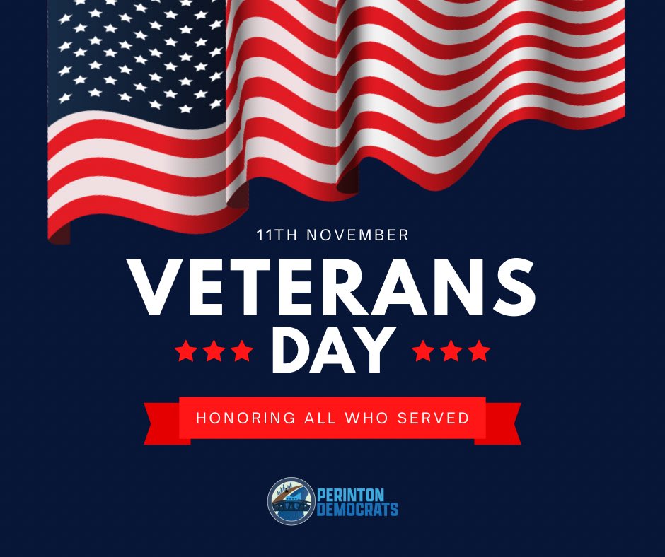 Today we honor and remember our veterans, and we thank them for their service and their sacrifices to our country. #VeteransDay