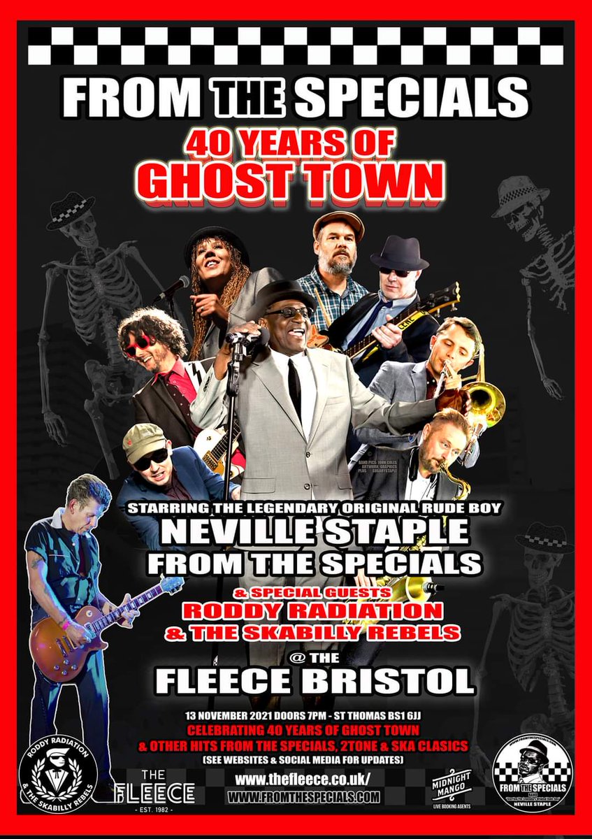 SugaryStaple's tweet photo. @NevilleStaple #FromTheSpecials #RoddyRadiation
@FleeceBristol
#40YearsofGhostTown
@mattybane @SugaryStaple
@pipmpip @FLIPRON @spa600 @billyshinbone
@MidnightMango
#GT40Tour
@SkaBillyRebels https://t.co/490Zv9en6d