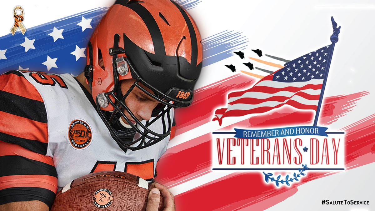 Happy #VeteransDay to all who have served and are currently serving! @PrincetonFTBL thanks you for your service, selflessness, and sacrifice. 🇺🇸#InTheNationsService | #SaluteToService