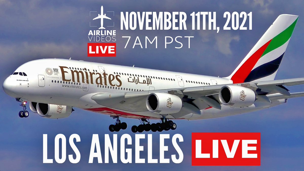 🔴LIVE Plane Spotting at LAX ✈️ Watch LIVE on YouTube ➡️ youtu.be/8lzyn_zSX3o via <a href="/YouTube/">YouTube</a> <a href="/flyLAXairport/">LAX Airport</a> @JetTipNet