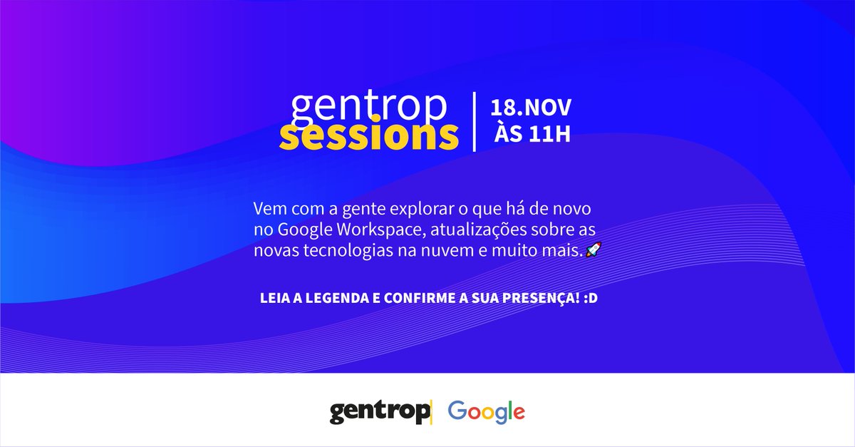 GentropCorp's tweet photo. Fique por dentro de todas as novidades do universo  de tecnologias do Google este ano e explore conosco o que podemos esperar em 2022. 

Reserve a data na agenda e compartilhe com seu time! O evento é aberto a todos os públicos. 

Inscreva-se por aqui:  https://t.co/j0MRq1dITK https://t.co/0W0rhGAiAN