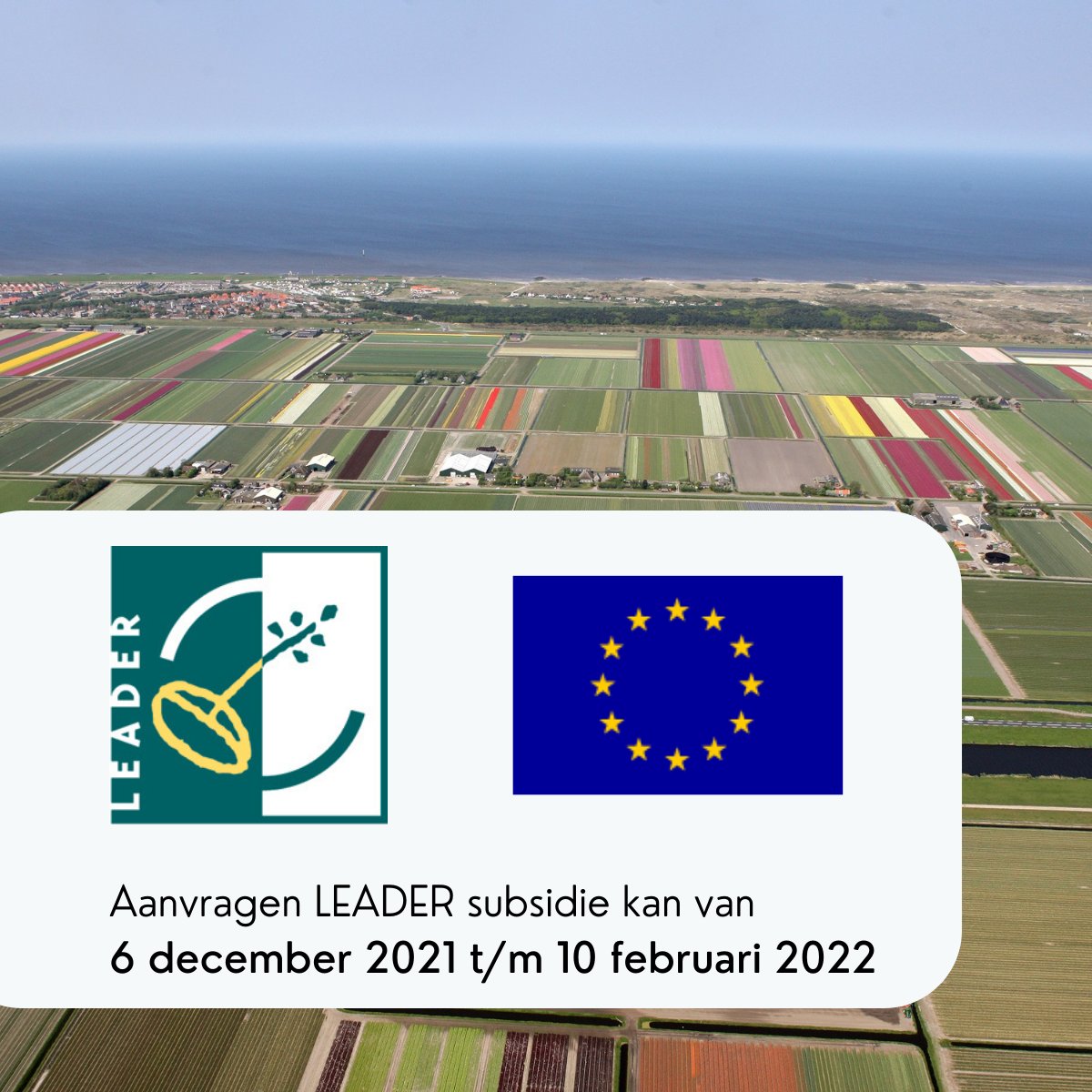 LeaderKopNH's tweet photo. 📣 Ondernemers in de Kop van Noord-Holland opgelet!

Vanaf 6 december aanstaande kunnen ondernemers en instellingen in de de vier kopgemeenten voor de laatste keer subsidie aanvragen uit het LEADER-programma.

👇
https://t.co/CLvyznxr3S https://t.co/uACboggwDE