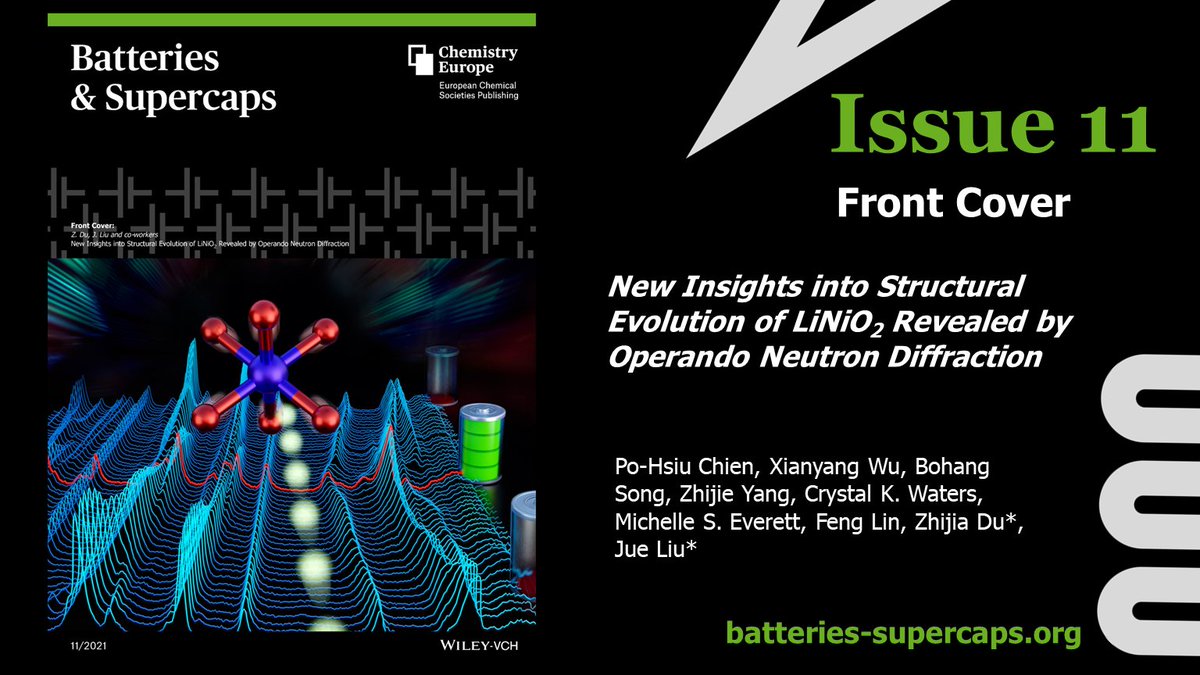 Our November issue is now online! bit.ly/batt112021

Check out the great cover from Du, Liu &amp; co-workers, and contributions from <a href="/MalachiNoked/">Malachi Noked</a>, <a href="/Rosy_Shoshi/">Rosy Sharma</a>, <a href="/GallantGroupMIT/">Gallant Research Group</a>, and many more!