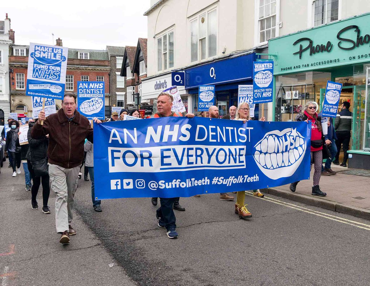 Dentistry's tweet photo. Toothless in Suffolk โ activists take dental campaign national;
https://t.co/LXhhdGYj8a
In partnership with @dentaid_charity
#toothlessinsuffolk #dentalcampaign #nhsdentistry https://t.co/E1T5XIHp1s