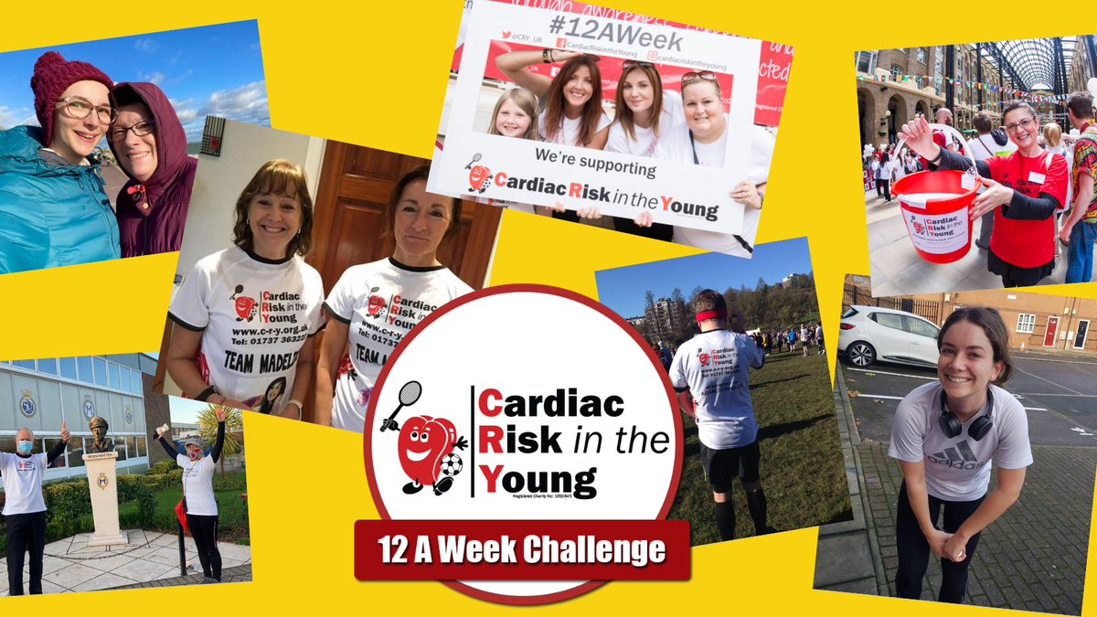 CRY_UK's tweet photo. Sign up to our #12AWeekChallenge and help raise important awareness for CRY! Make sure to send us pictures and tag @CRY_UK in your posts! https://t.co/Uu5jWtPe6r