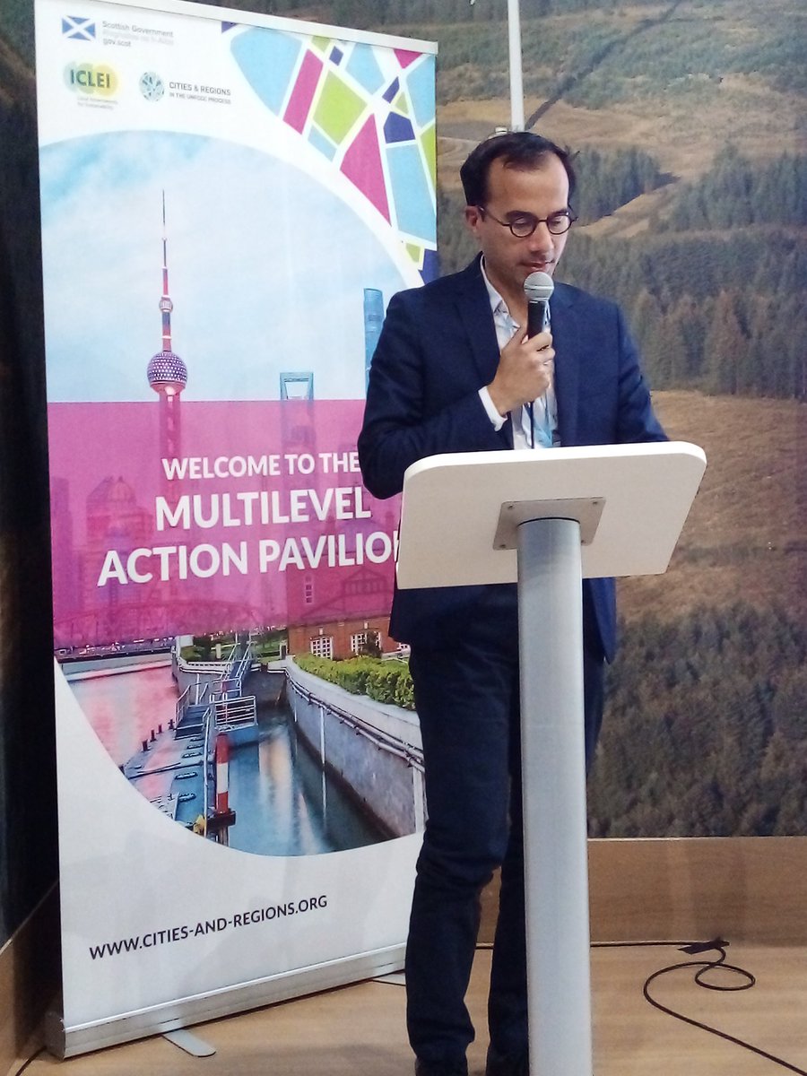 FOussidhoum's tweet photo. #socialequity in the #climateaction is key for a true #climate strategy, says @danlert from @Paris, a collaborative partnership to do that is key in @paris #climateaction 
#COP26 
@GlobalTaskforce 
@LGMA 
@uclg_org https://t.co/AjIT75flyA