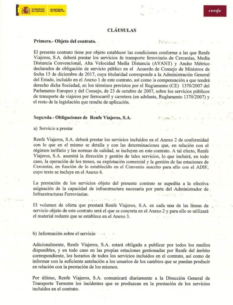 Javiegea96's tweet photo. Con el contrato de @renfe se demuestra que no estan cumpliendo con lo establecido. Primero no cumplieron con la parte de avisar a los viajeros con tiempo de antelación y ahora a partir del 12/11/2021 anulan definitivamente 34 circulaciones que son OSP en Cercanías Málaga 🧐👇 https://t.co/2qES84tf4d