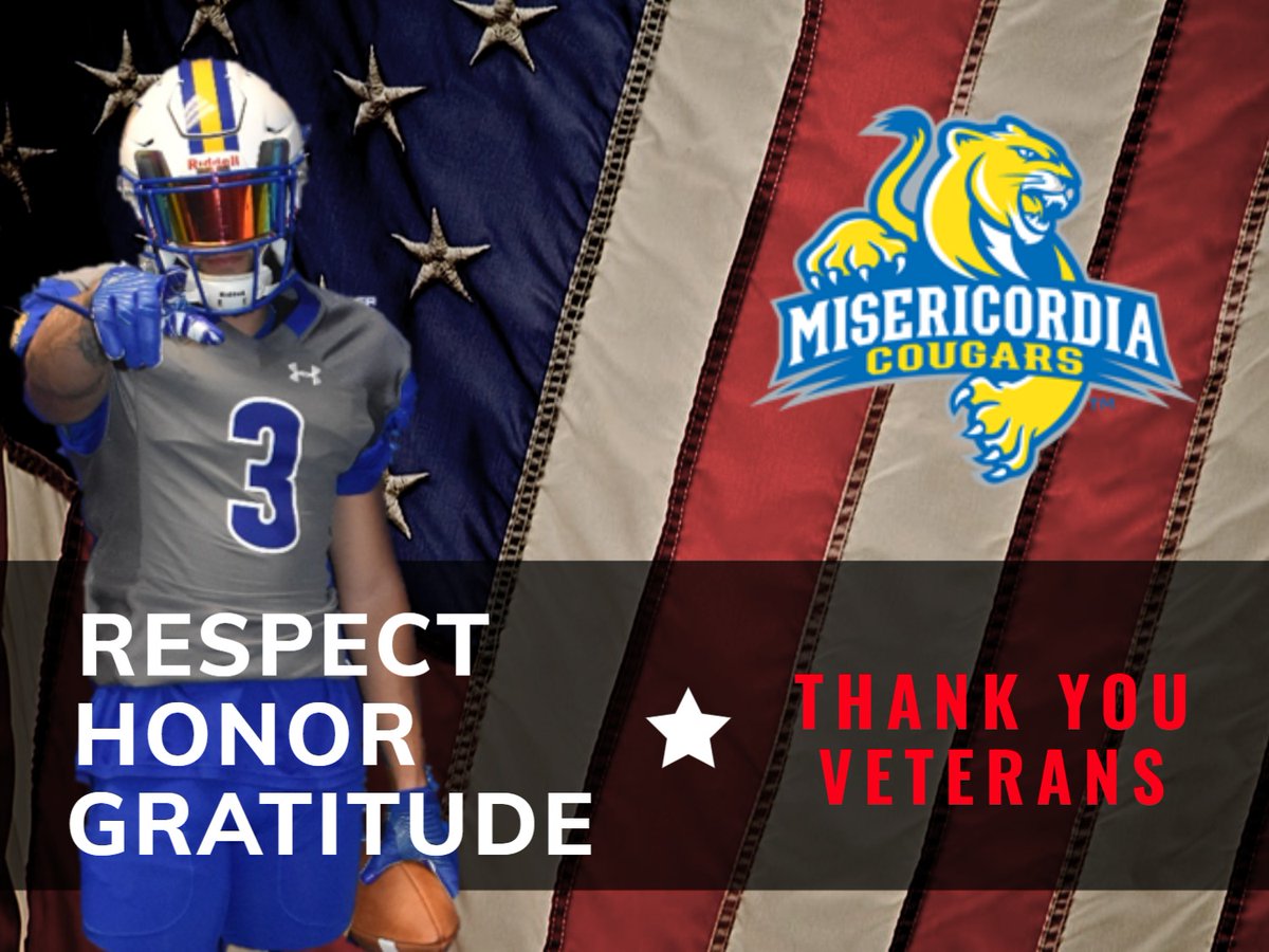 MUCougarsFB's tweet photo. “As we express our gratitude, we must never forget that the highest appreciation is not to utter words, but to live by them.”
-John F. Kennedy
Thank YOU to all who have served... https://t.co/um8XYBX9Rd
