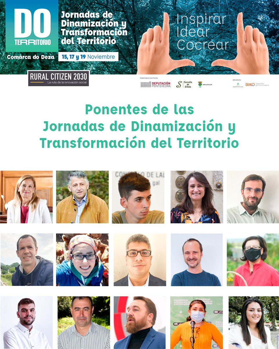 rr_fundacion's tweet photo. ¡Última llamada para las #JornadasDOTERRITORIO! 

Gran oportunidad para descubrir proyectos rurales inspiradores y cocrear oportunidades con la #ComarcadoDeza como escenario.

Online y presencial

Jornada inspiradora: https://t.co/cFugMbzpY6
Workshops: https://t.co/TbfV1hz0Lp

👇🏼 https://t.co/wTBsfl0mQY