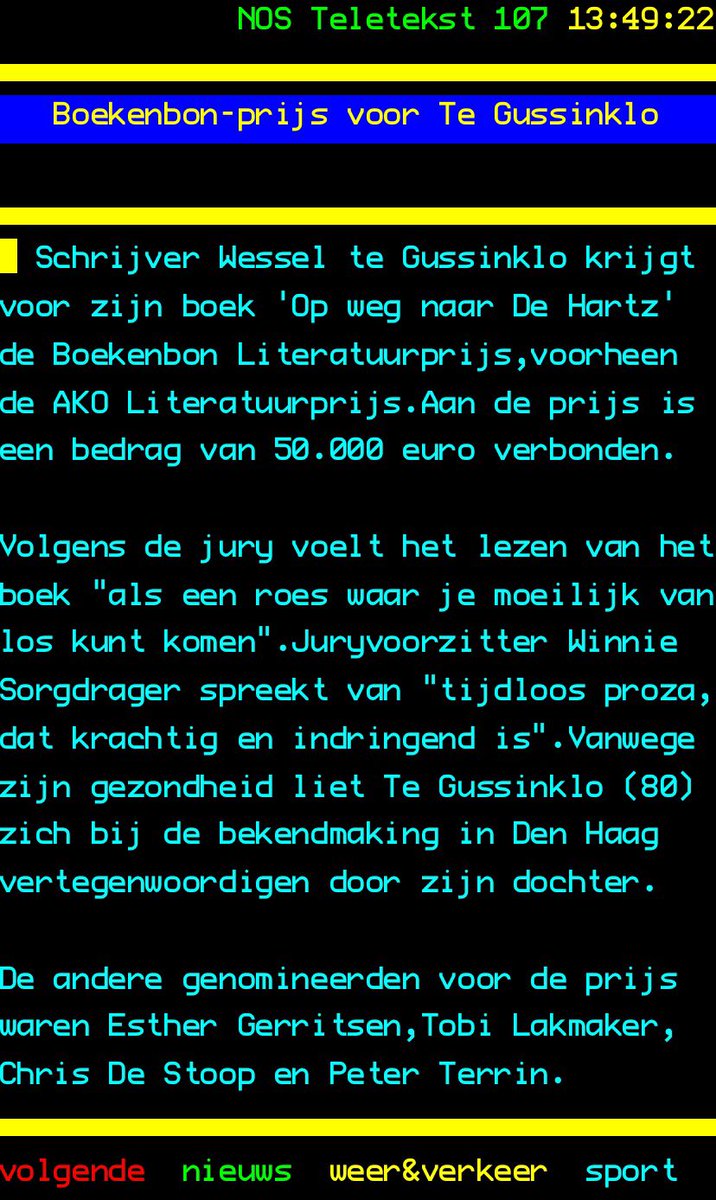 boekenafdeling's tweet photo. Wessel te Gussinklo is de winnaar van de eerste @Boekenbon Literatuurprijs. @Koppernik_NL #boekenbon #literatuurprijs #boekenbonliteratuurprijs #boek #boeken https://t.co/rLc0LYT5dZ