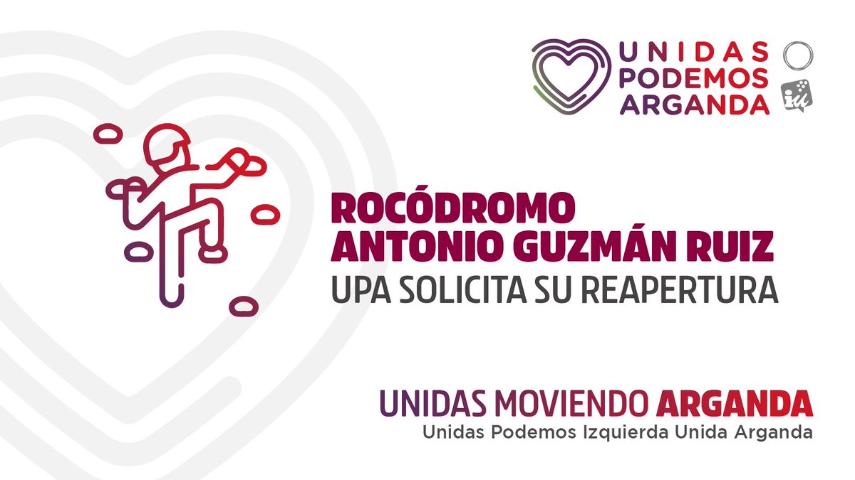 UPArganda's tweet photo. Las compañeras de @PodemosArganda e @IU_Arganda hemos presentado desde Unidas Podemos una solicitud para la reapertura del Rocódromo Antonio Guzmán Ruiz en la Ciudad Deportiva de #Arganda 

Comunicado completo 👇🏽 https://t.co/IVPwxDLClb