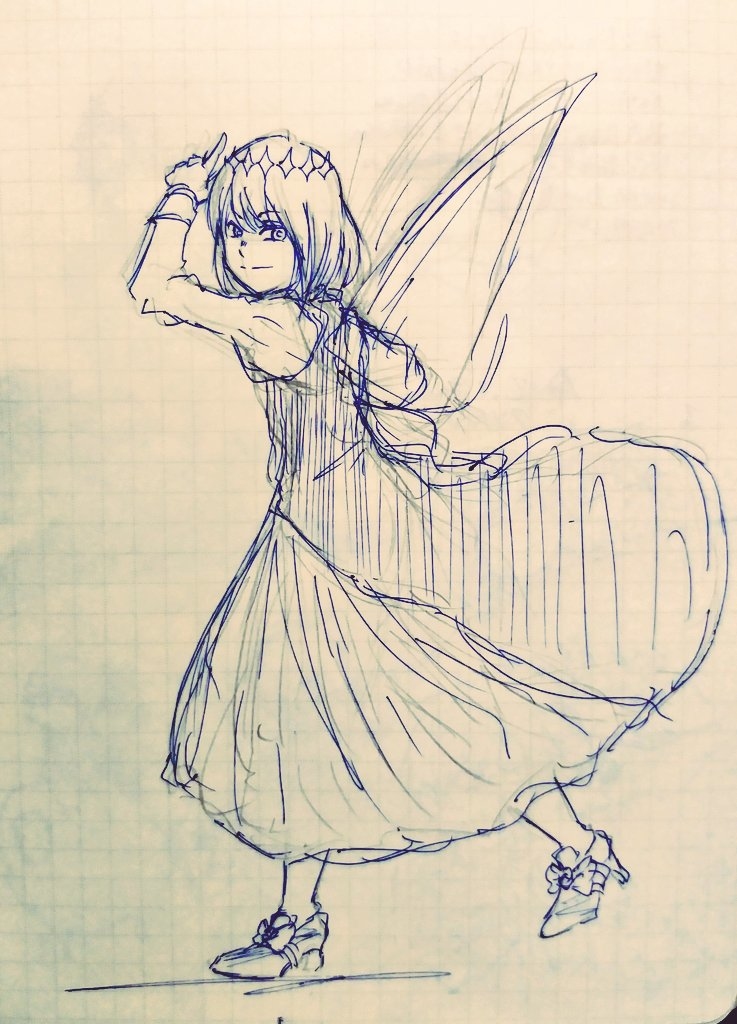 アナログで描いたやつ #ぐだオベ #Fate/GrandOrder(腐) https://t.co/I1UnkuTwPi 