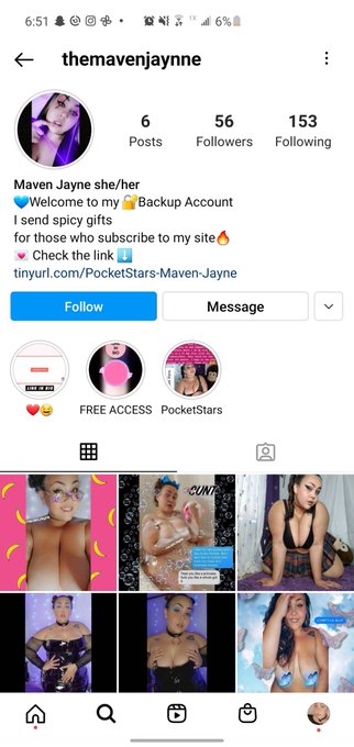 If you follow my insta, there are two fake accounts pretending to be me... I DO NOT HAVE A POCKETSTARS