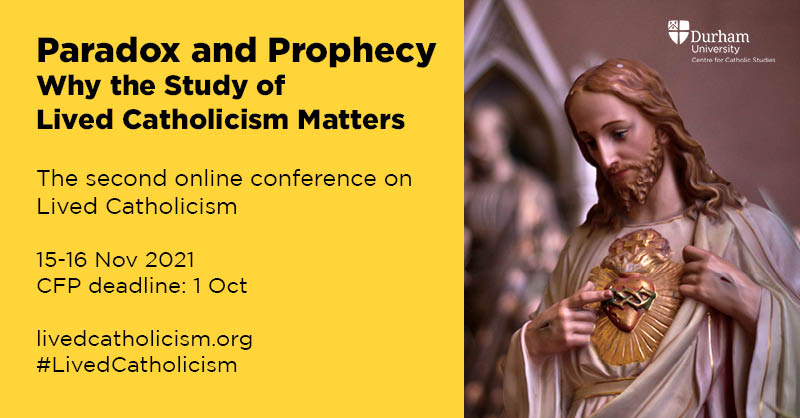 Still time to register for our #LivedCatholicism conference!  

Full programme and registration at livedcatholicism2.eventbrite.co.uk

Ft <a href="/MassimoFaggioli/">Massimo Faggioli</a> <a href="/MicheleDillon15/">Michele Dillon</a> @DrClaretheology <a href="/AnnaRowlands1/">Anna Rowlands</a> <a href="/ctrlamb/">Christopher Lamb</a>  @RobertOrsi1 @DrAlanaGHarris <a href="/mathewjguest/">Mathew Guest</a> @Avril_Baigent and many others!