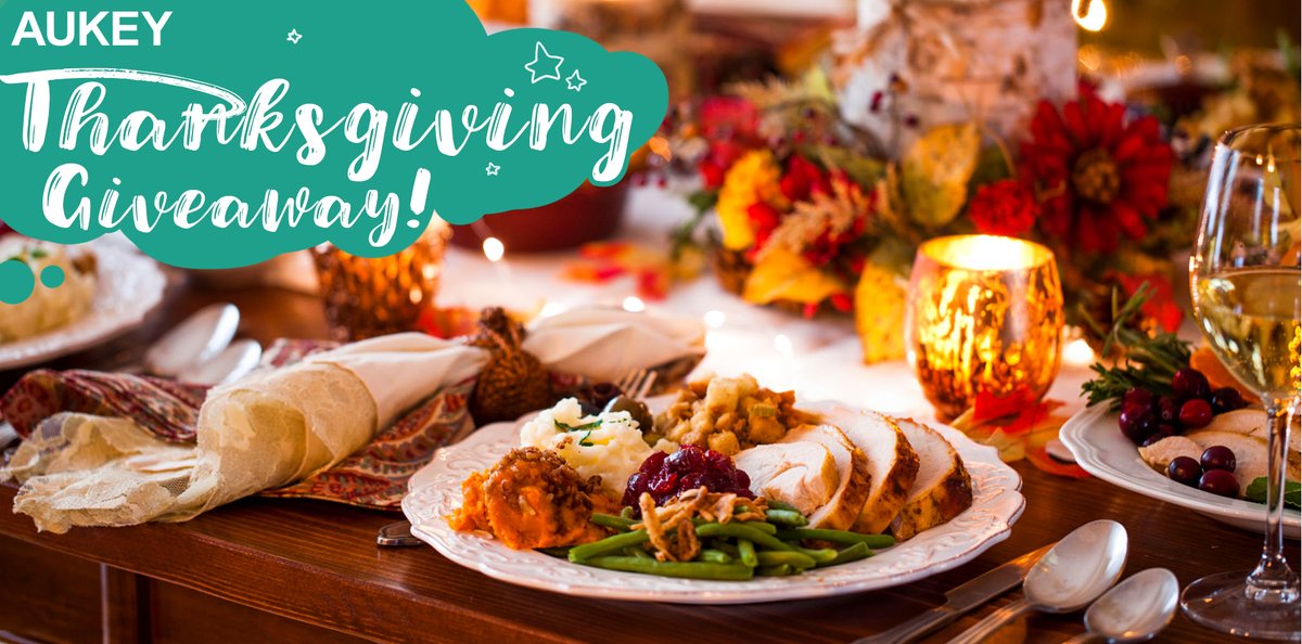 AUKEYofficial's tweet photo. #GIVEAWAY🎉 Happy Thanksgiving Giveaway!
-
😆We have prepared some gifts for 2 lucky winners! Thanks for your continuous support this year! https://t.co/j0niWcseZc