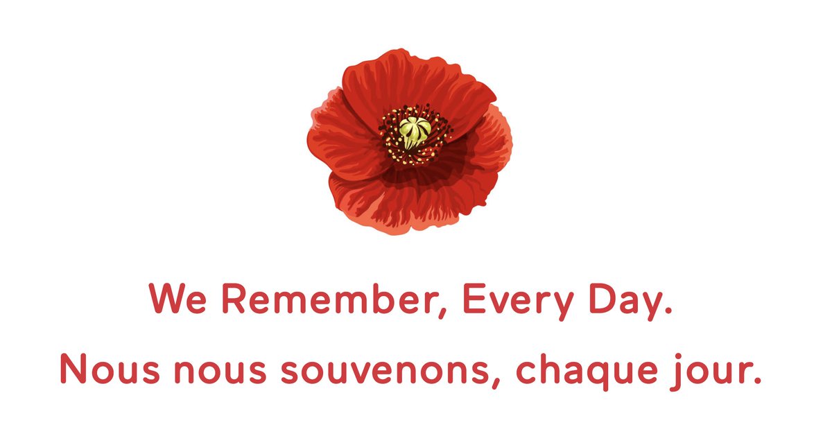 Today we honour and thank our brave Canadian Armed Forces members who have served and sacrificed, to keep Canada free and uphold the shared values that we hold dear. #CanadaRemembers #LestWeForget