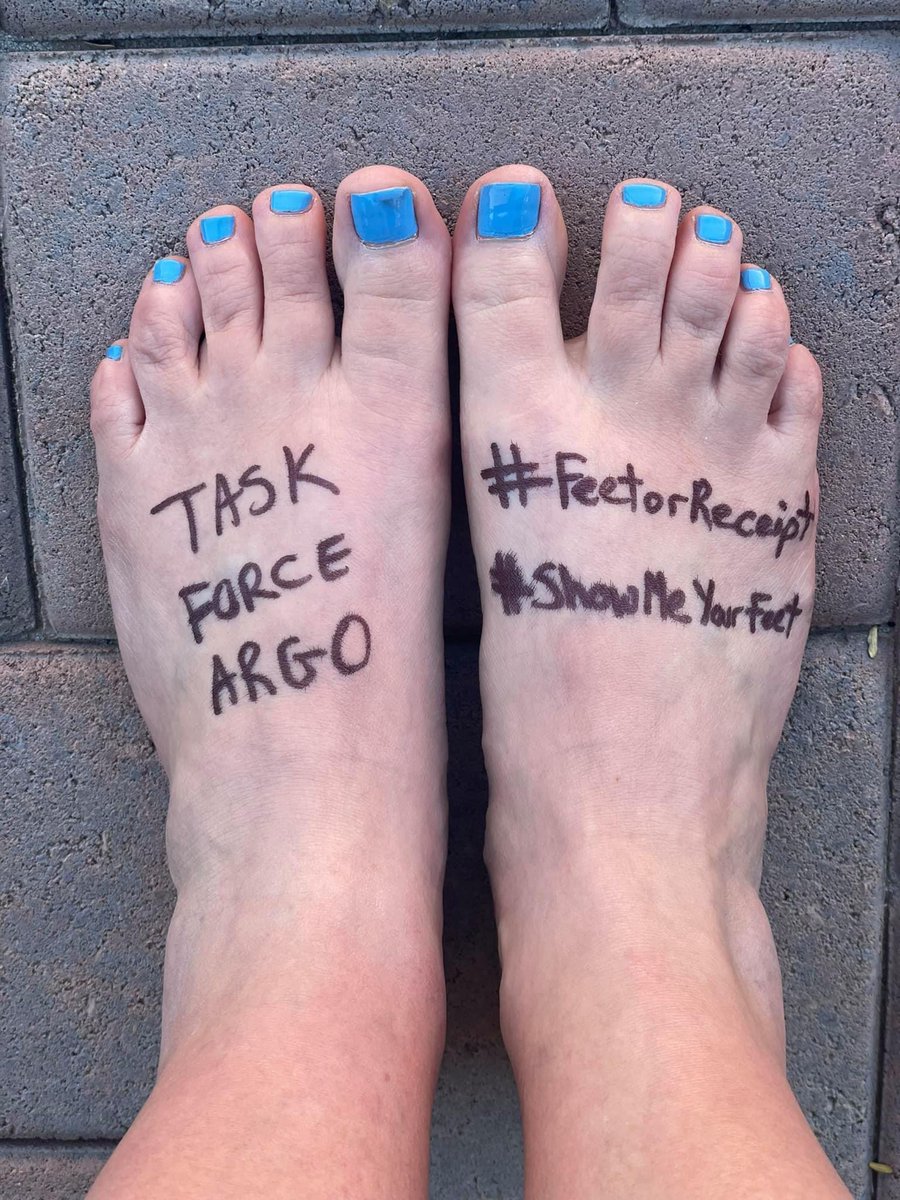 task_force_argo's tweet photo. For Veteran's Day, don't thank us. Instead, help us solve an issue that is causing vets deep depression by participating in our special social media challenge!
Post a pic of your feet or you owe us a pic of your donation receipt!
To donate go to:
https://t.co/In0lcysa11 https://t.co/kKBVrwlfNo