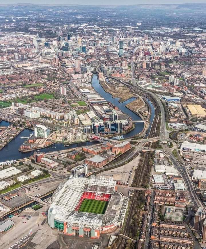 Fantastic aerial shot of Man City and Liverpool’s joint training ground.