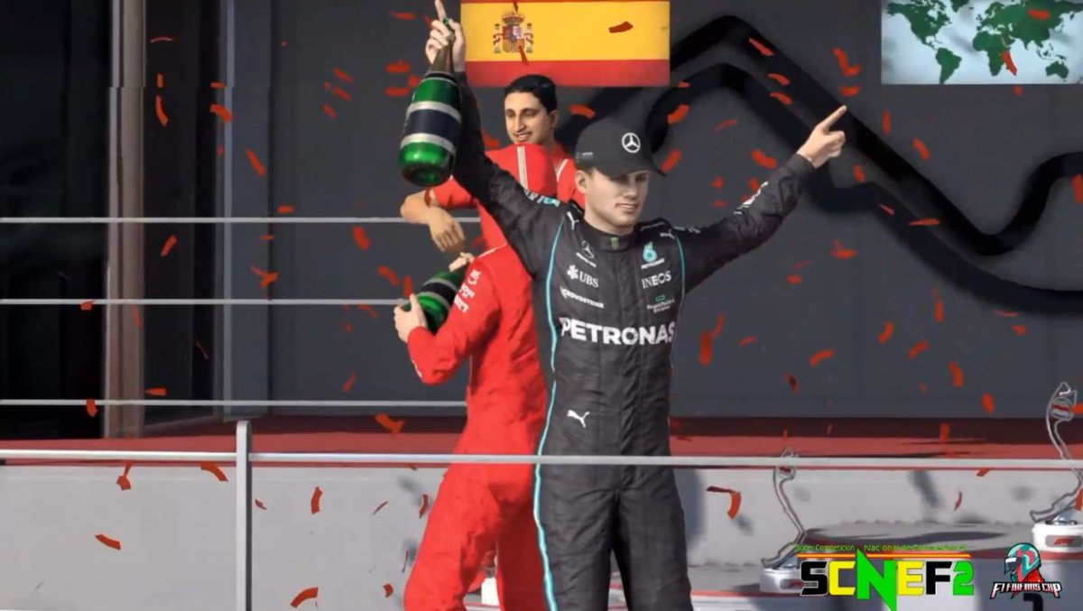 🇲🇨Gran actuacion de nuestros pilotos #SS1 en <a href="/F1Friendscup/">skansjsj</a>  #SCNEF2 en la que <a href="/orenes_ferrari/">XxJOSE-ORENESxX</a> nos a dado nuestro 1er podium🥈 y con otra buena gestion de #Ss1_Rober mantenemos la P3🇲🇨

Resultado final :
🏎 <a href="/orenes_ferrari/">XxJOSE-ORENESxX</a>  
🚩Q. P5     🏁C. P2
🏎 #Ss1_Rober85
🚩Q. P7     🏁C. P6