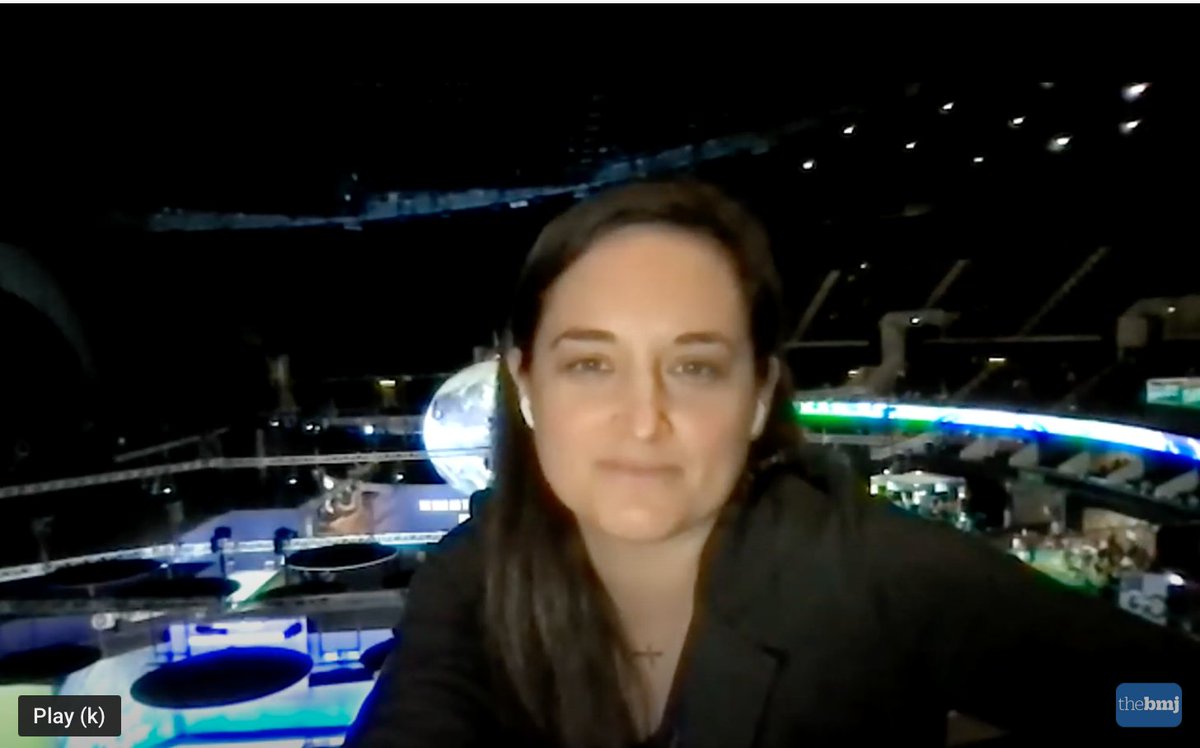 ReneeNSalas_MD's tweet photo. Thank you to @bmj_latest for allowing me to provide reflections on #COP26 from inside the venue.
Discussion on healthcare's role in a #sustainable future w/ amazing colleagues: https://t.co/n9yNyG5k3E
Infographic: https://t.co/kVWgbLGJHi
#HealthyClimate #BuildingBackGreener https://t.co/NL9zotIgVk