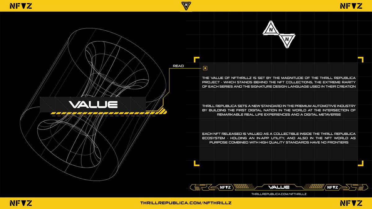 nfthrillz's tweet photo. The value of #NFTHRILLZ is set by the magnitude of the THRILL Republica project, which stand behind the #NFT collections, the extreme rarity of each series and the signature design language used in the creation
π11-11-21 βΌ 8PM CET https://t.co/ARDEBlnjwW