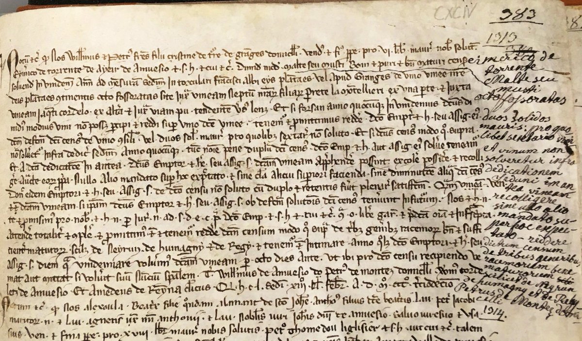 aladubois's tweet photo. Ce matin les @archivVS ont accueilli les Vagabonds de #Chermignon. Voici la plus ancienne mention de trois cépages valaisans (1313): le neyrun (Cornalin), l’humagny (Humagne blanche) et la regy (Rèze). Saurez-vous les repérer? #archivVS #archivCH #Valais #Wallis #vin #viticulture https://t.co/iqjmrhdMbU