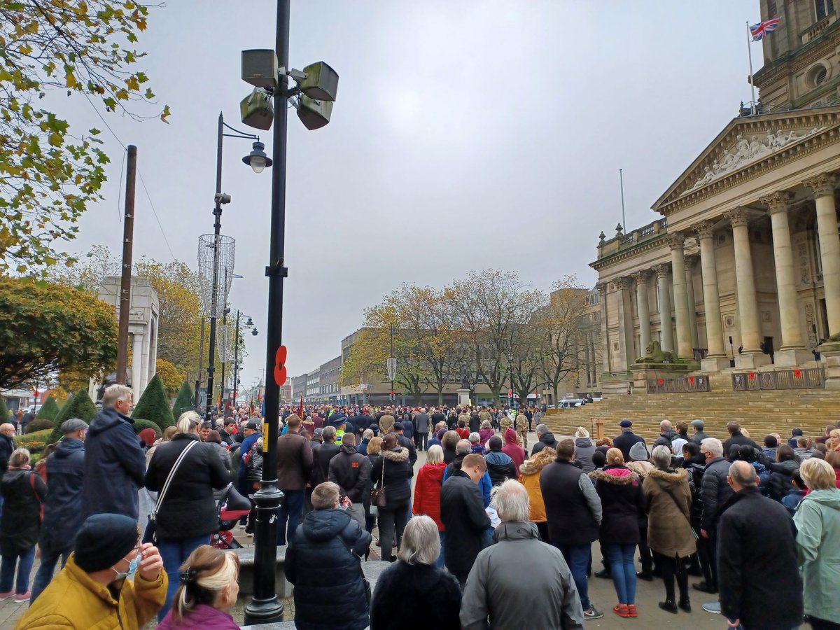 boltoncouncil's tweet photo. Thank you to those that attended the Armistice Day commemoration event in Victoria Square and observed the two minutes silence in memory of our fallen heroes.

Join us again on Sunday at 10.55am for the Remembrance Sunday civic service.

Lest We Forget https://t.co/Q4WWRO8y6e