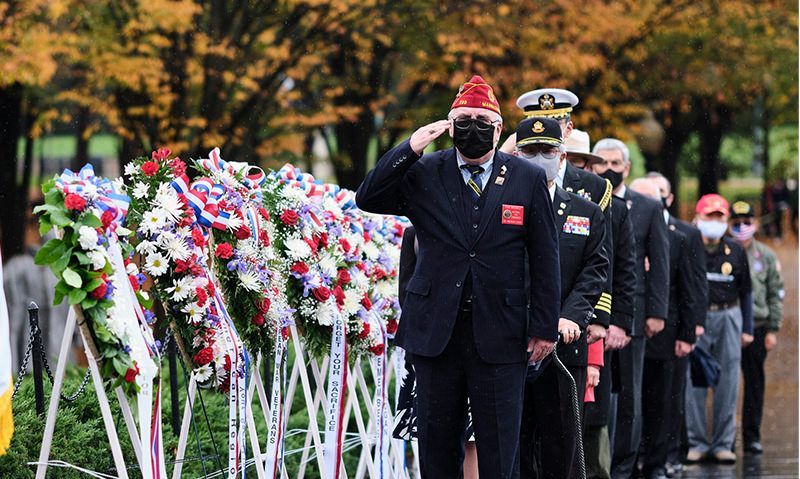 AmericanLegion's tweet image. National Commander Dillard: "There is never a bad day to honor a veteran. But #VeteransDay is a perfect time to renew our commitment that no veteran should be left behind."
To our #veterans, we thank you for your sacrifices, your commitment &amp;amp; for the honor with which you served.
