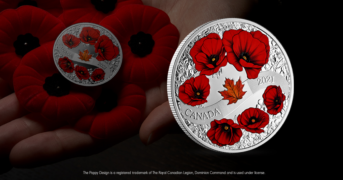 CanadianMint's tweet photo. On this #RemembranceDay, we thank all those who serve and have served their country throughout Canada’s military history. #CanadaRemembers https://t.co/jhQjQOG3FX
