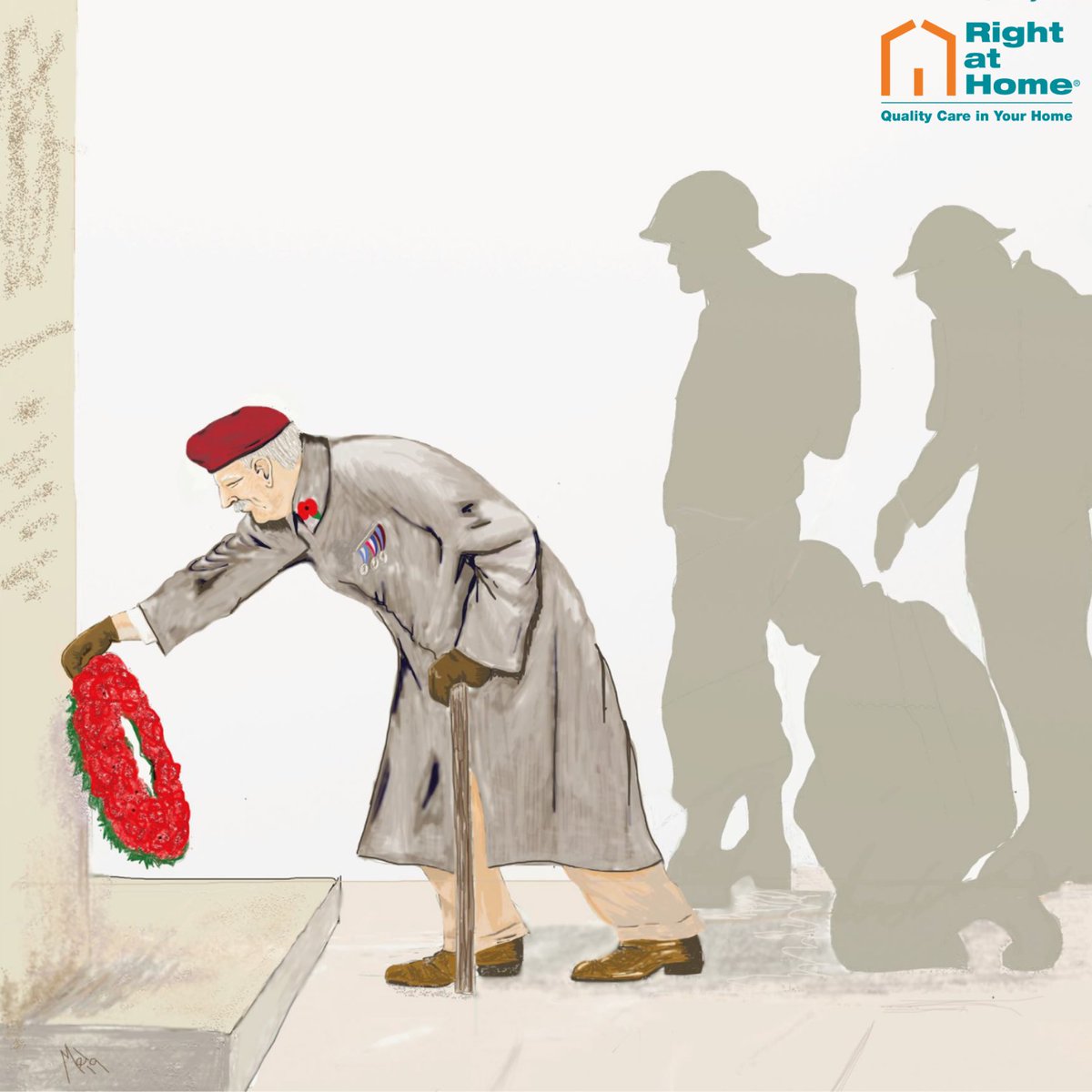 rightathomeEHHF's tweet photo. Today we remember all those involved in conflict over the years. #RemembranceSunday https://t.co/bEgmbtr1Ef
