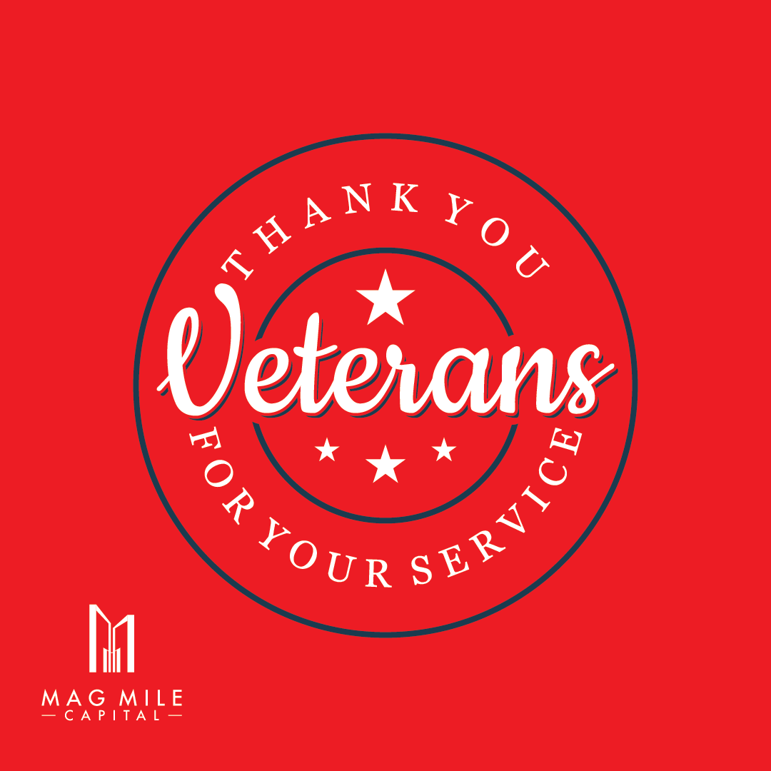 MagMileCapital's tweet photo. To all veterans of all branches: Thank you for your sacrifice, your bravery, and the example you set for us all. In short, thank you from Mag Mile Capital! 🇺🇸 https://t.co/jMUA5hPHZn