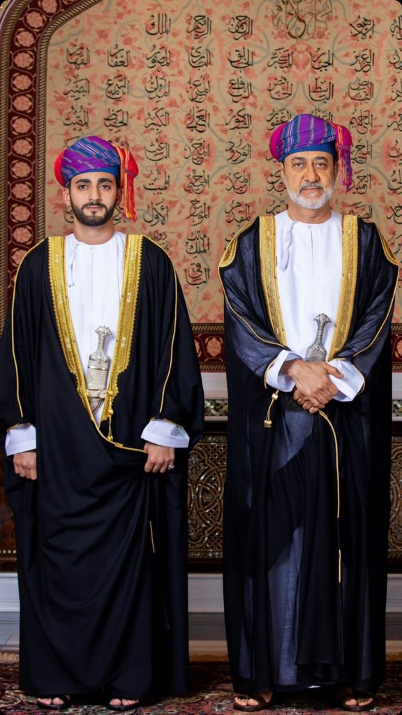 st_omani's tweet photo. نرفع أسمى أيات التهاني والتبريكات إلى المقام السامي - حفظه الله ورعاه بمناسبة عقد قران صاحب السمو السيد #ذي_يزن_بن_هيثم داعين الله تعالى أن يكتب التوفيق والسعادة لسموه. https://t.co/ZJBuUZJcU9