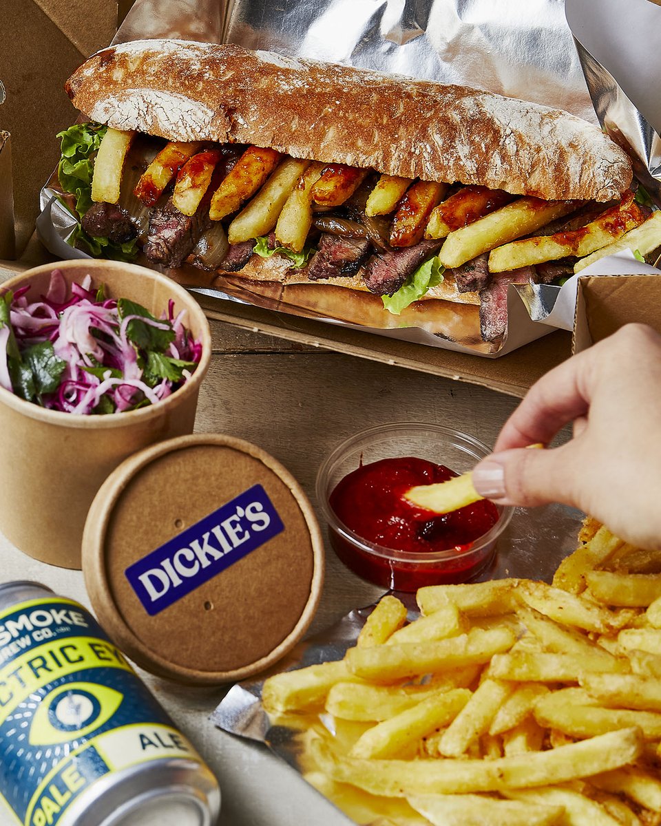 dickiesathome's tweet photo. 30% off to celebrate… Dickie’s has landed in Hackney! CHECK US OUT if you live anywhere round Bethnal Green, Hackney, Mansion House and Cannon Street. Phew! Order here: https://t.co/rDWqIJUTiw https://t.co/qizakIAkVF