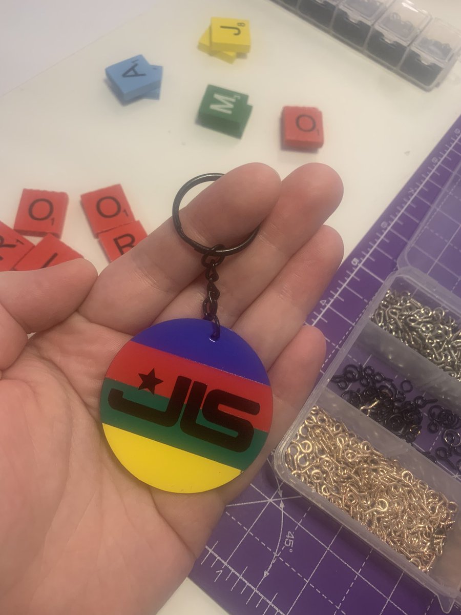JessicaxSarahx's tweet photo. Ok but how cute is this keyring I made?? https://t.co/UFB7YyZtIB
