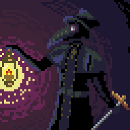MarceloOcean's tweet photo. Late but on time! XD
#PlagueDoctor #pixel_dailies @aseprite #pixelart #Pixel https://t.co/98pSBK72N7