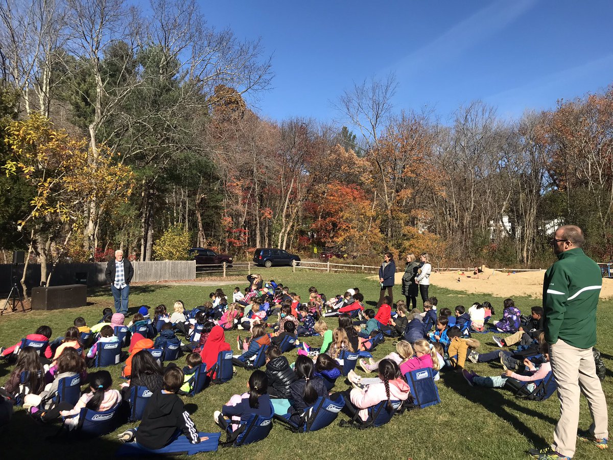 In honor of Veterans Day, Lower Schoolers learned from and thanked our very own Rich Noll at assembly last week <a href="/PikeSchool/">Pike School</a>. Thank you to Rich and to all those who serve &amp; served.