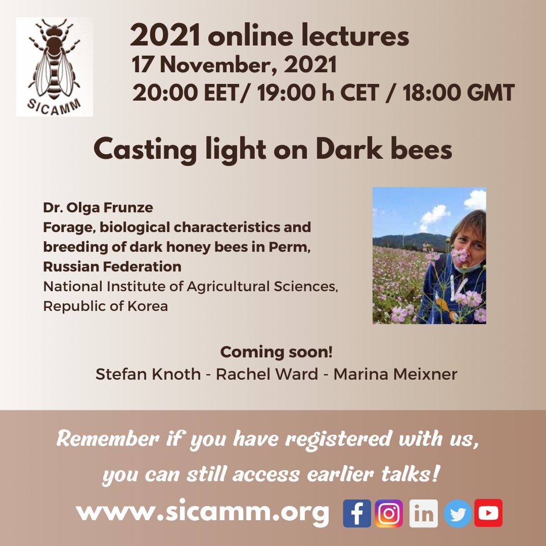 SicammF's tweet photo. Bees in the forests with Olga Frunze on 17 Nov
The Russian Federation is home to many subspecies: the dark forest bee (mellifera), grey mountain Caucasian bee (caucasia), and Carpathian bee (carpatica Avet.) https://t.co/dNPbm7QBAo #bees #beekeeper #Native #russia #dunklebienen https://t.co/aqRadvqLJB