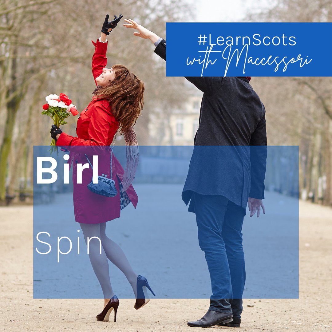 the_maccessori's tweet photo. Fancy a little birl around the dance floor?
What song would you choose?
#learnscots #scotslanguage #scottish https://t.co/dI61oQ5u2b