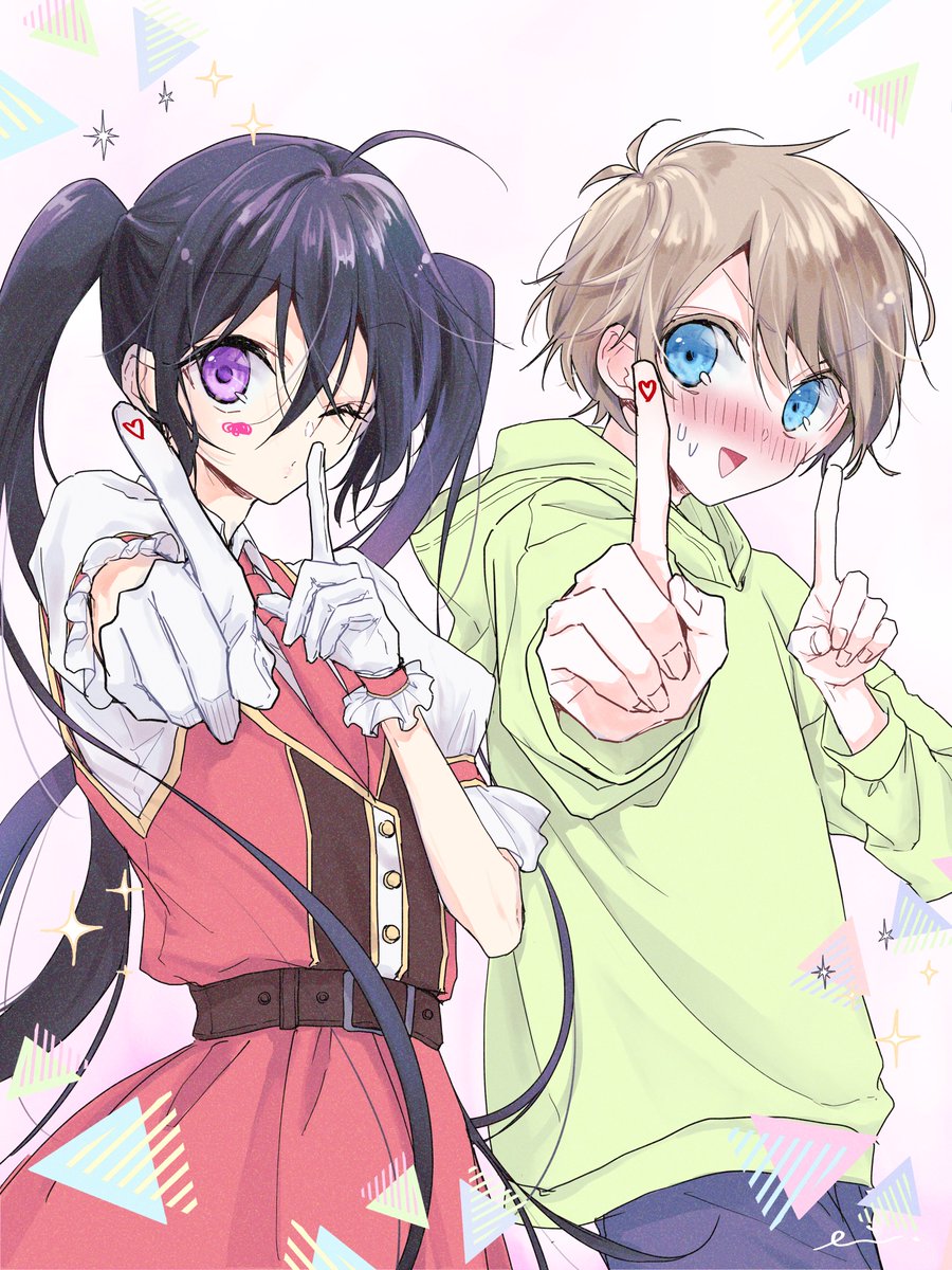 11話無料キャンペーンの時に描いた絵がとても1111なので文字抜きver